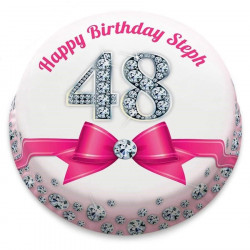 Any Age Diamond Letterbox Cake