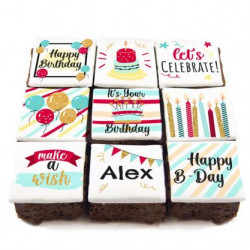 Birthday Brownies (750g)