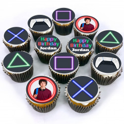 12 PlayStation Controller Cupcakes for Gamers