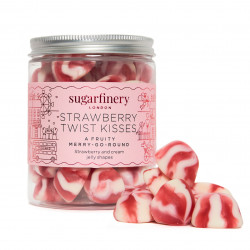 Strawberry Twist Kisses Sweet Jar 250g