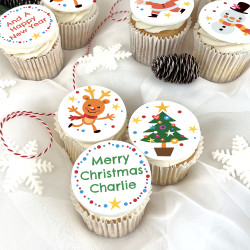 Christmas Character Cupcakes