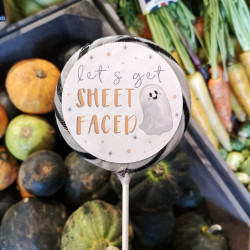 Let's Get Sheet Faced Halloween Lollipop