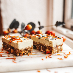 Autumnal Special - Pumpkin Spice Raw Cakes - Vegan / GF / DF