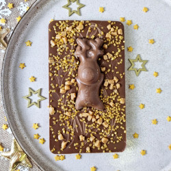 Milk Chocolate Drunken Reindeer Slabb - Boozy Milk Chocolate Slabb