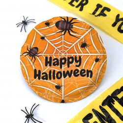Spider Web Halloween Letterbox Cake