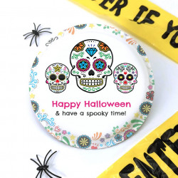 Sugar Skulls Halloween Letterbox Cake