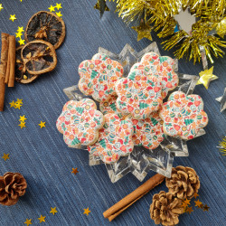 Festive Biscuit Gift Box (8 Pieces) - Vegan Option Available