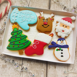 Personalised 'All I want For Christmas' Cookie Letterbox Christmas Gift