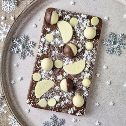 The Snowball One - Milk Chocolate Christmas Slabb