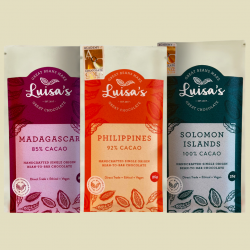 The High Percentage Dark Chocolate Vegan Collection (3 bars)