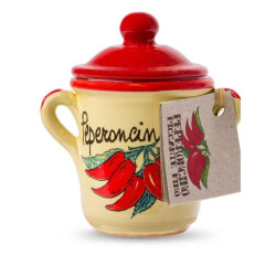 Calabrian Chilli Powder in Hand Made Terracotta Pot