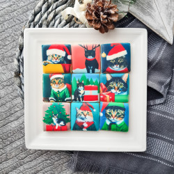 Christmas Cats Biscuits Gift Box