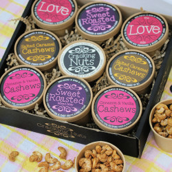 Sweet Hand-Roasted Nut Selection (9 Tubs)