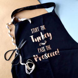 Stuff The Turkey Pass The Prosecco Christmas Apron