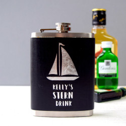 Personalised Sailing Hip Flask