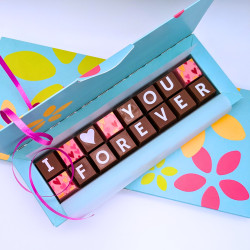 Languages Of Love Chocolates Welsh ,Polish, French Gift