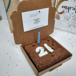 Birthday Brownie Letterbox Gift