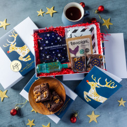 Branded & Personalised Reindeer Wellbeing, Gin & Treats
