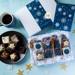Branded & Personalised 'Snowflakes' Afternoon Tea for Four