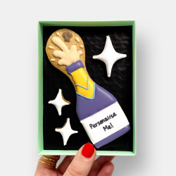 Personalised Poppin' Bottles Letterbox Cookies