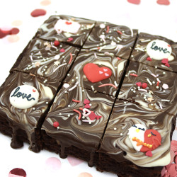 9 Valentine's Day Brownies