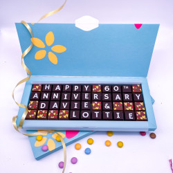 Personalised 60th Anniversary Chocolates