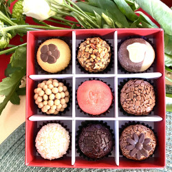LOVE Gift Box of 9 Gourmet Brigadeiros