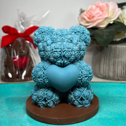 Azure Love: Belgian White Chocolate Gift Bear