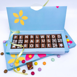 Penblwydd Hapus Personalised Chocolates
