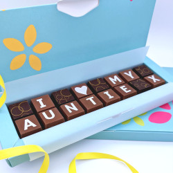 Auntie And Uncle Personalised Chocolate Gift Box