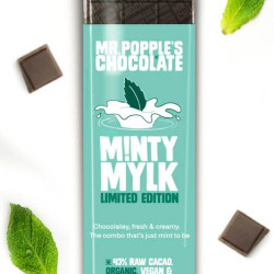 Minty Mylk - Plant-Based Minty Dairy Free Vegan Milk Chocolate Bars (choose size)