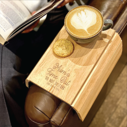 Personalised Mum's Time Out Sofa Tray