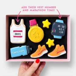 Personalised Born To Run Letterbox Cookies