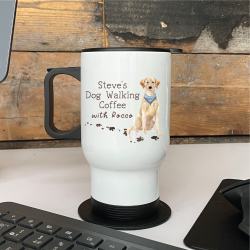 Personalised Dog Breed Coffee Travel Mug