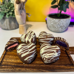 Gourmet Berry And Tropical Chocolate Heart Set