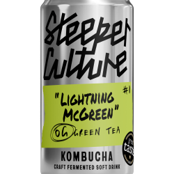01 Lightning McGreen Green Tea Kombucha (12 x 250ml cans)