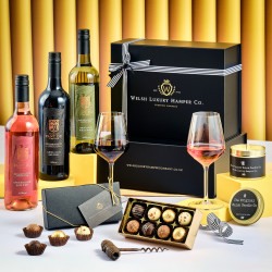 Wine, Chocolate and Candle Gift
