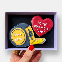 Personalised No One Measures Up To You Father's Day Letterbox Iced Cookies
