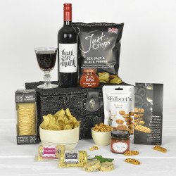 Thank You Gift Hamper with Red Wine