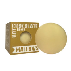 White Hot Chocolate Bombs With Marshmallows (Set of 3)