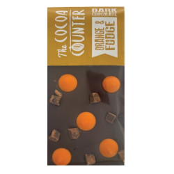 Dark Orange & Fudge Chocolate Bar (5 x 100g)