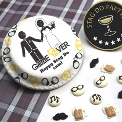 Game Over Stag Do Cake