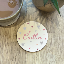 Scattered Heart Coaster