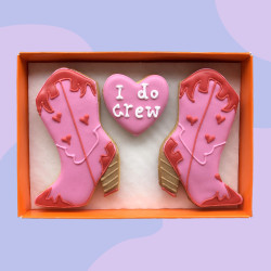 'I Do Crew' Wedding Biscuits