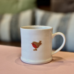 Mini Robin Christmas Mug for Kids
