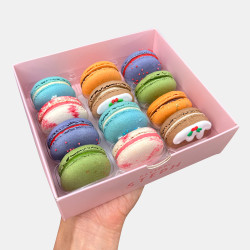 Christmas Macarons Gift Box of 12