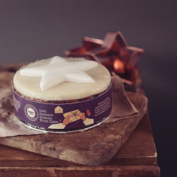 Iced Damson Brandy Fruit Cake (250g)