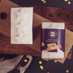 Iced Damson Brandy Fruit Cake (500g)