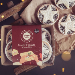 Luxury Brandy & Orange Mince Pies (Box of 4)