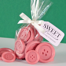 Raspberry Chocolate Buttons